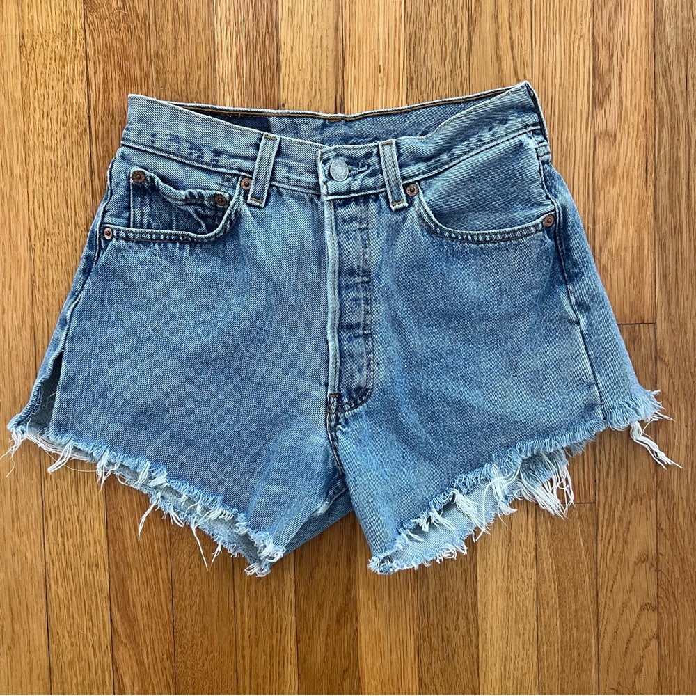 Levi's Blue Jean Shorts